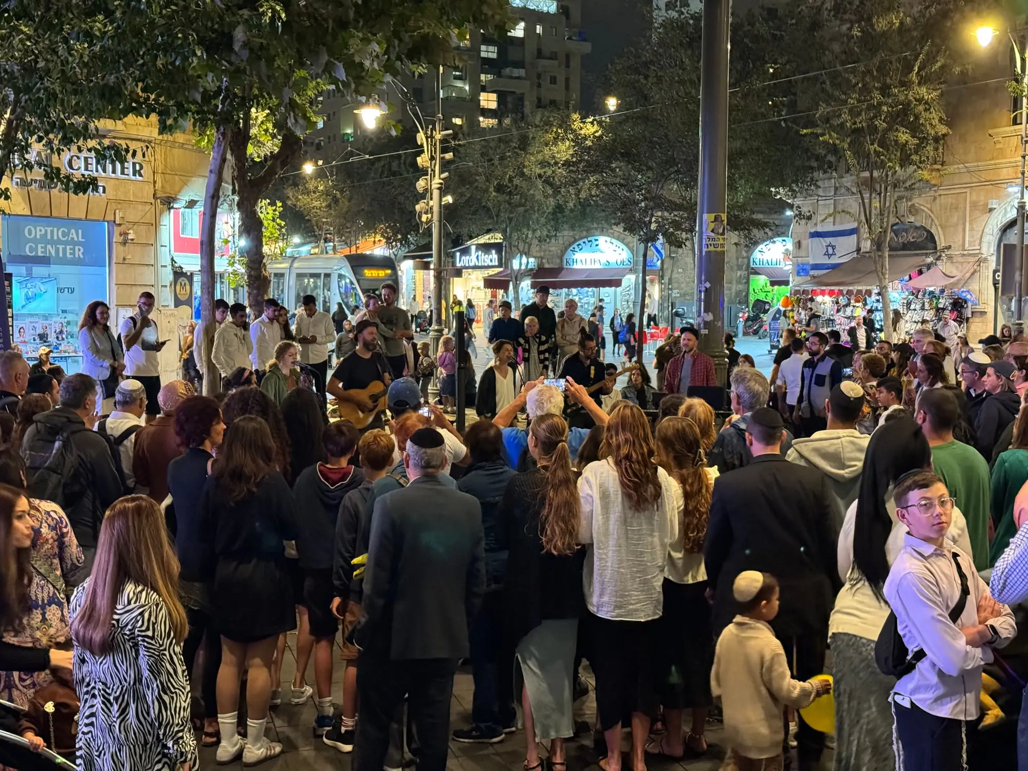 Eindruck von der Straßenmusik in Jerusalem 2