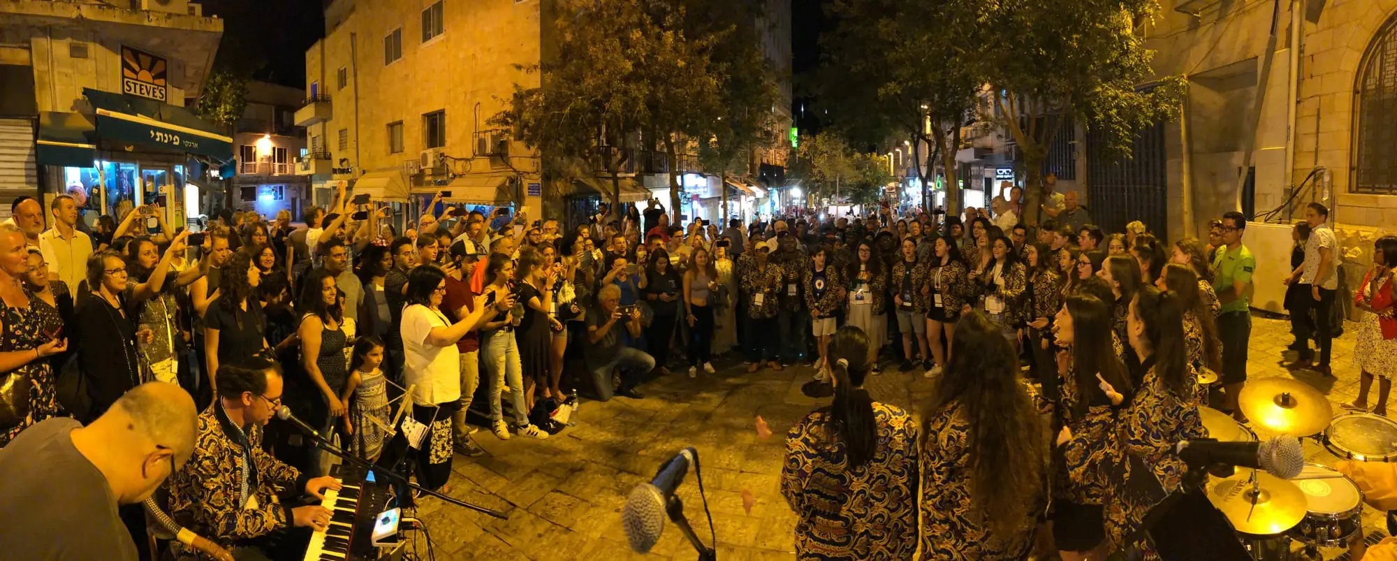Eindruck von der Straßenmusik in Jerusalem 4