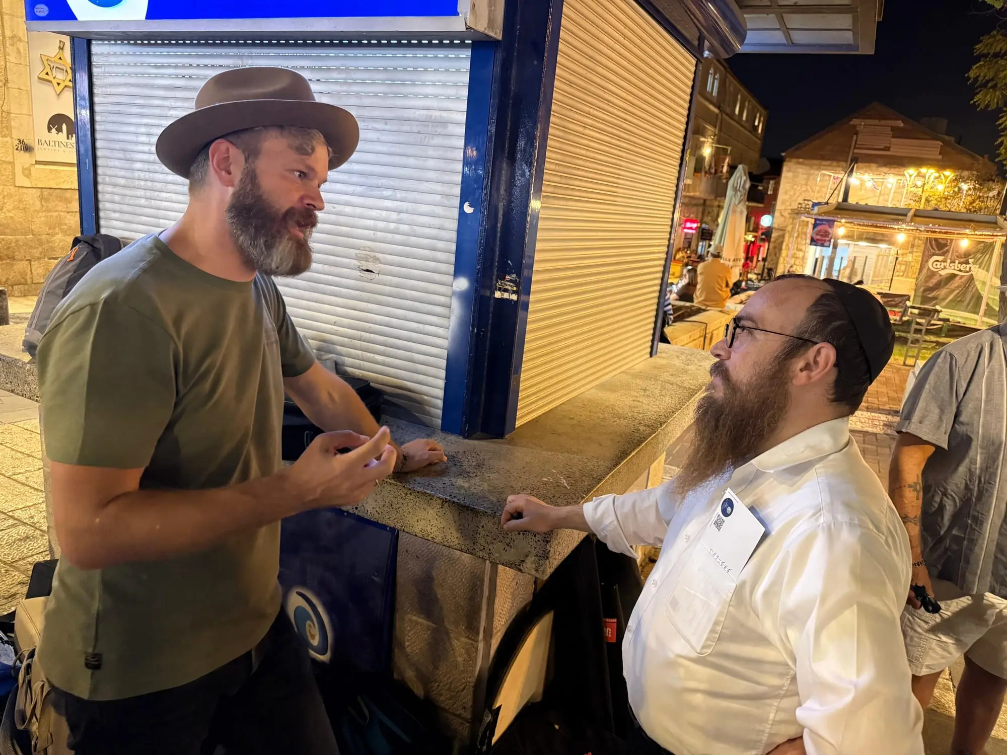 Eindruck von der Straßenmusik in Jerusalem 5