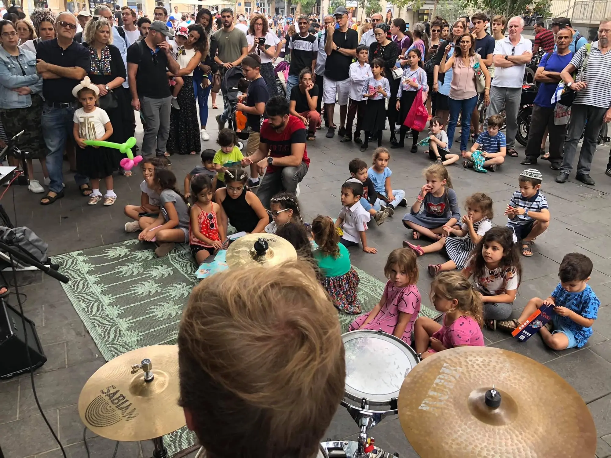 Eindruck von der Straßenmusik in Jerusalem 6