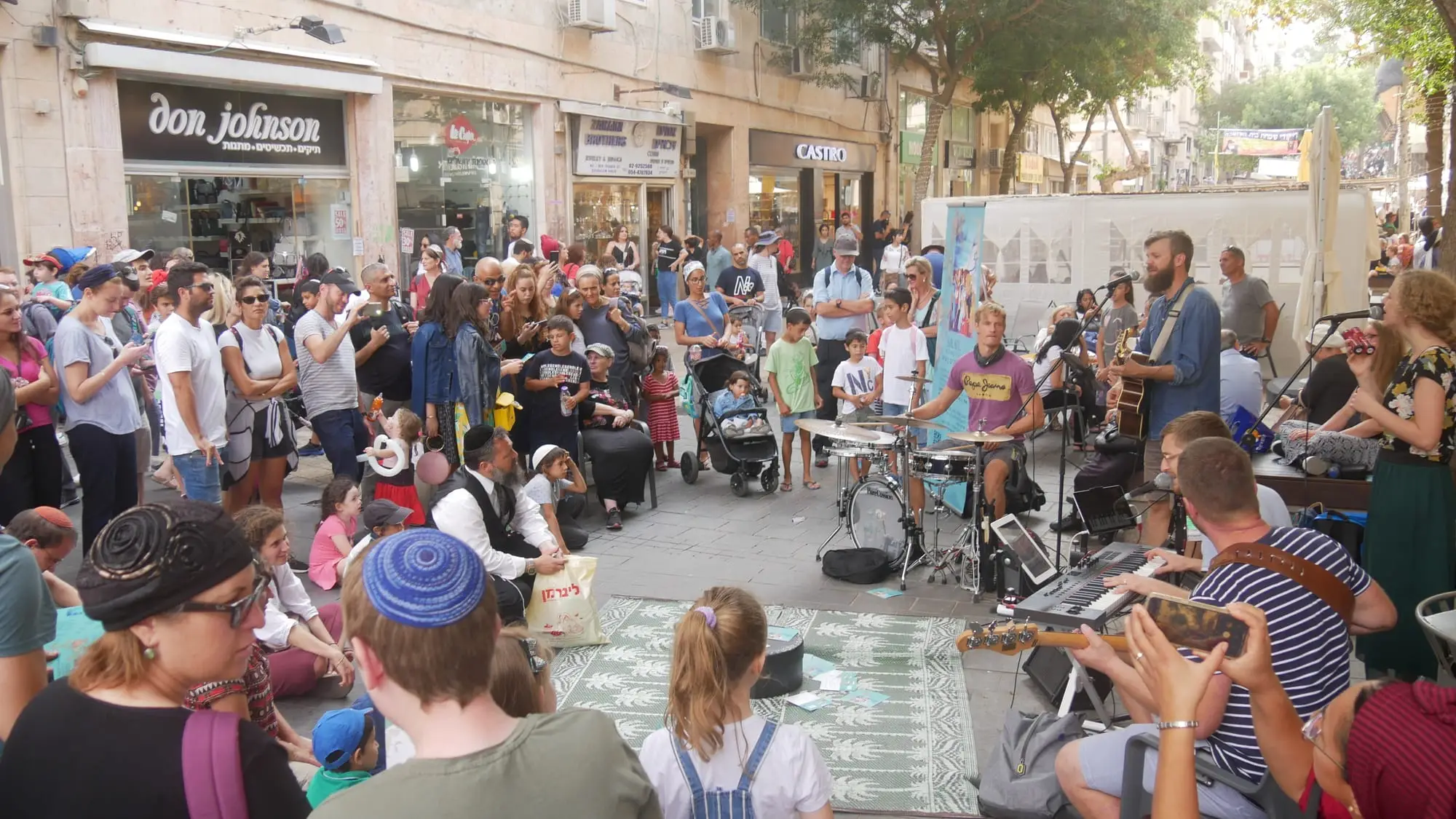 Eindruck von der Straßenmusik in Jerusalem 9