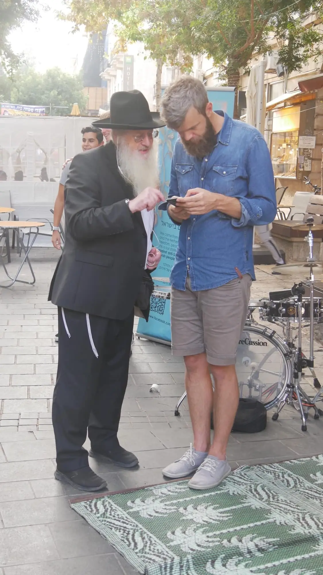 Eindruck von der Straßenmusik in Jerusalem 14